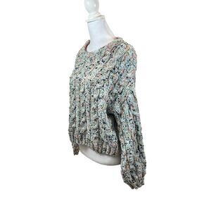 Jessica Simpson‎ Super ascot Multicolored Crew Neck Sweater Size Medium